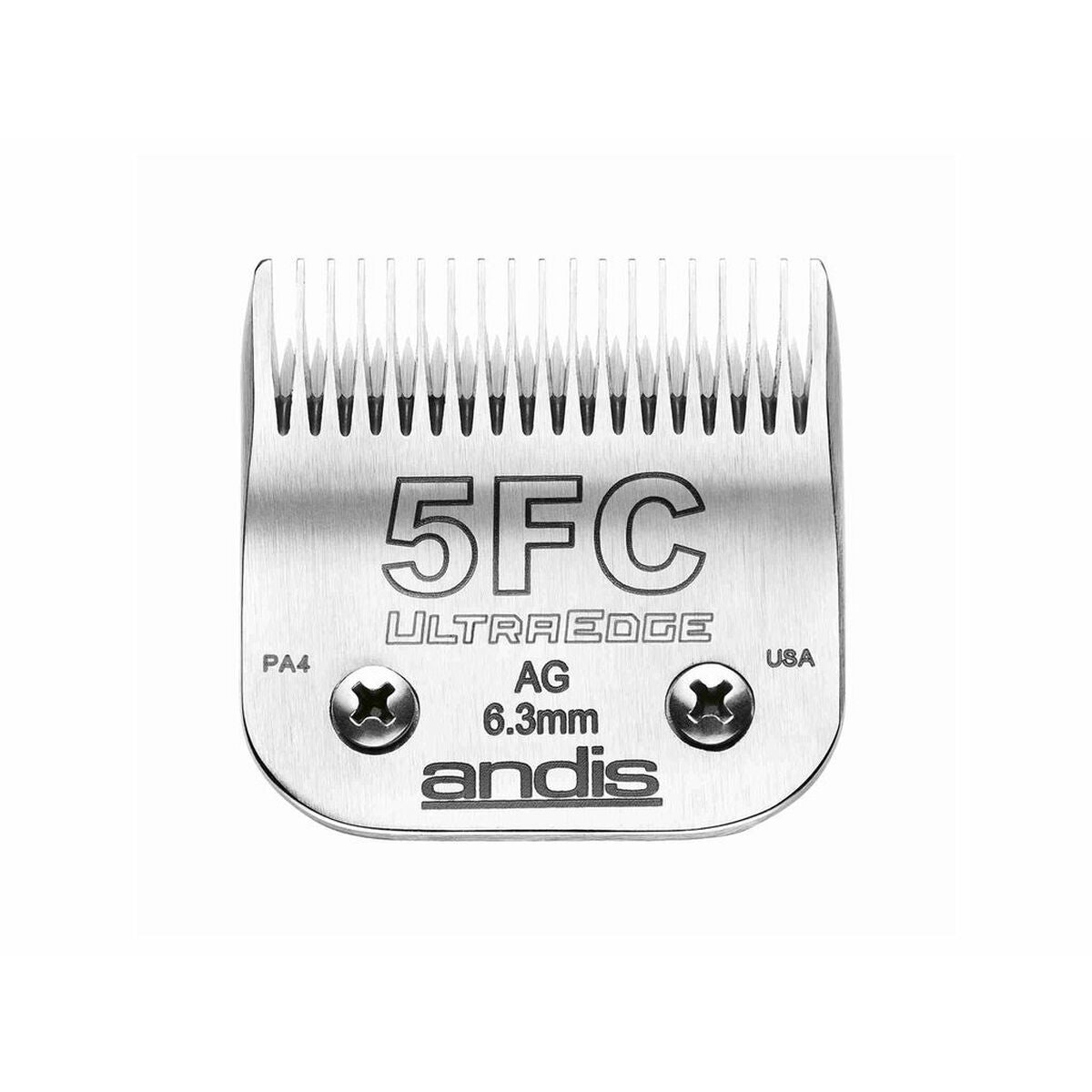 Shaving razor blades Trixie Andis 5FC Stainless steel 6,3 mm