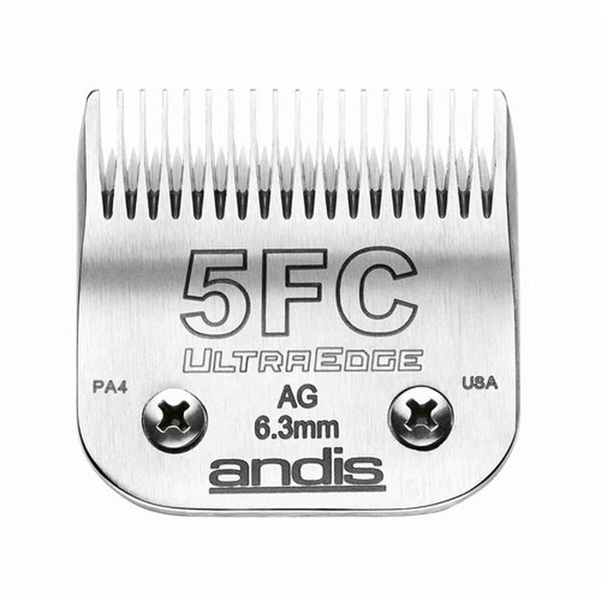 Shaving razor blades Trixie Andis 5FC Stainless steel 6,3 mm
