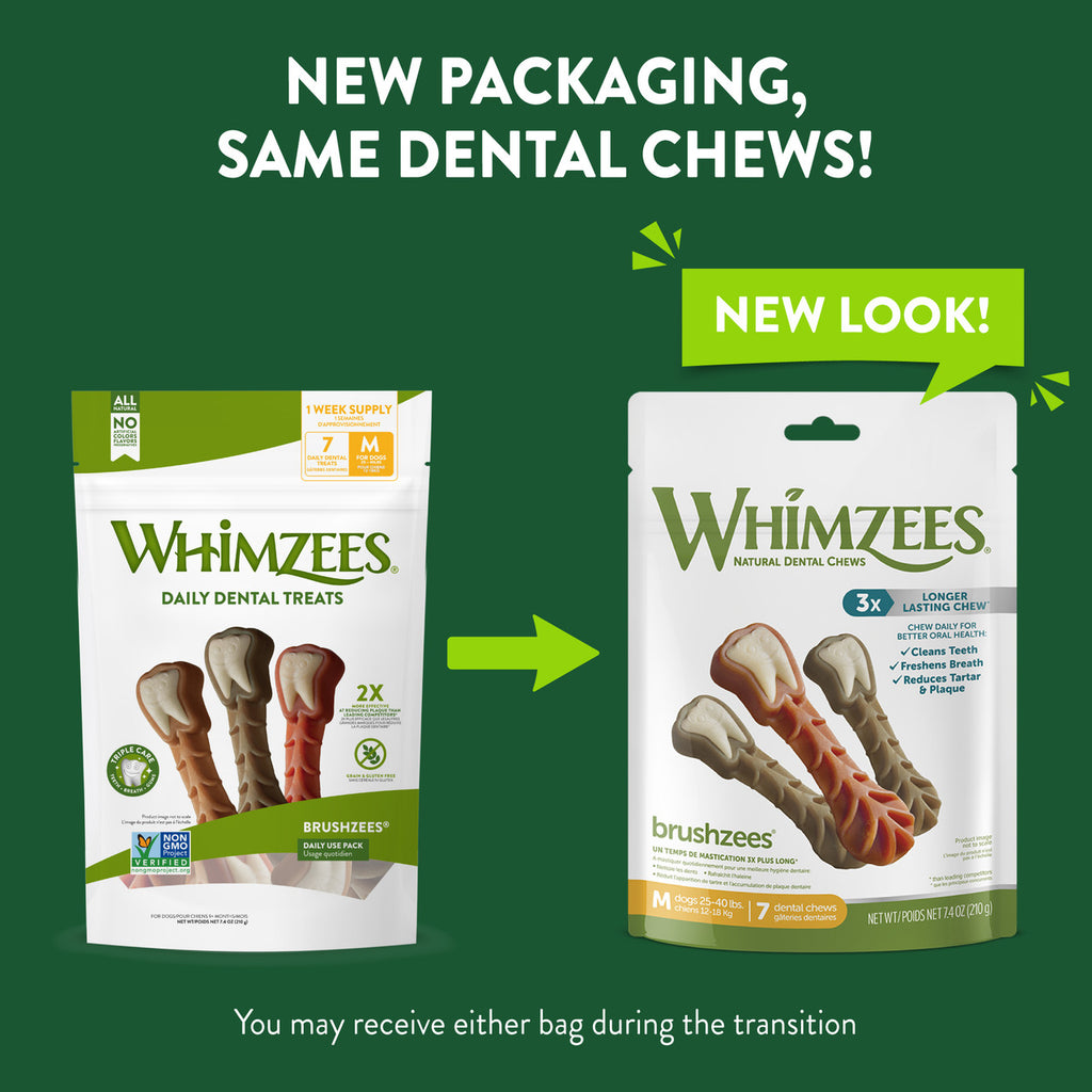 WHMZ DNTL CHW MEDIUM 7CT ( 4 X 7.4 OZ   )
