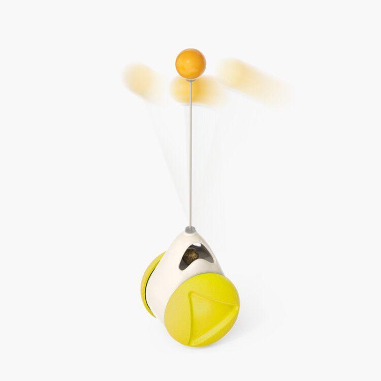 Catnip Spin & Scratch Toy: Interactive Multi-Function Windmill Toy For Cats